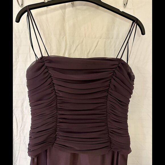 Plum Gown with Bolero Jacket - Picture 6 of 7